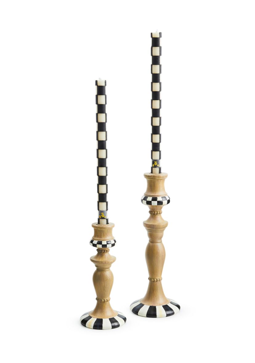 Courtly Candlesticks, Set of 2