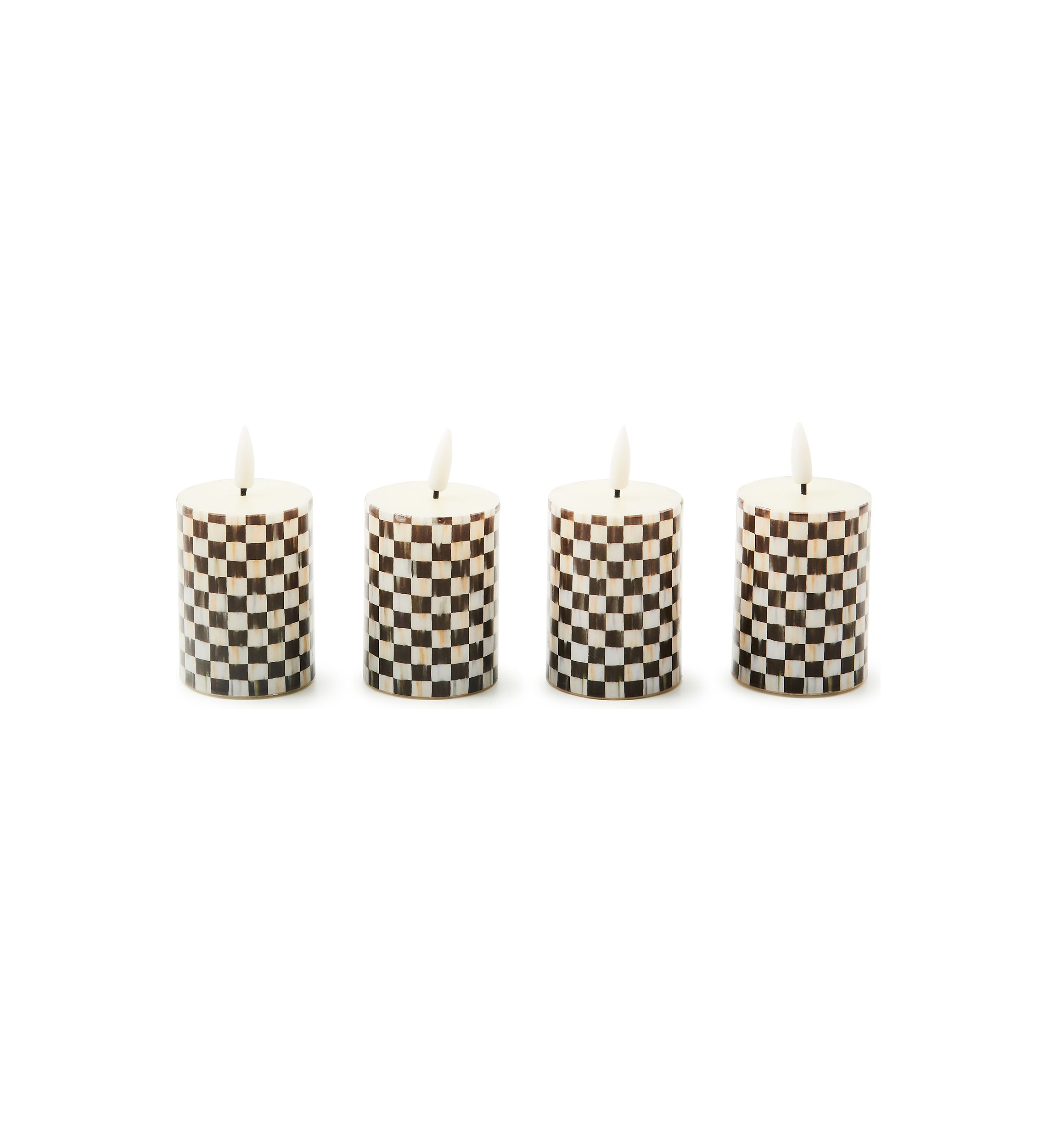 Courtly Check® Flameless Votives - Set of 4