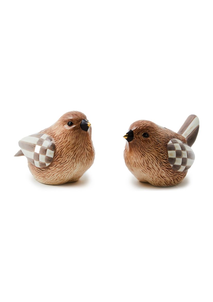 Autumnology Ceramic Bird Salt and Pepper Set