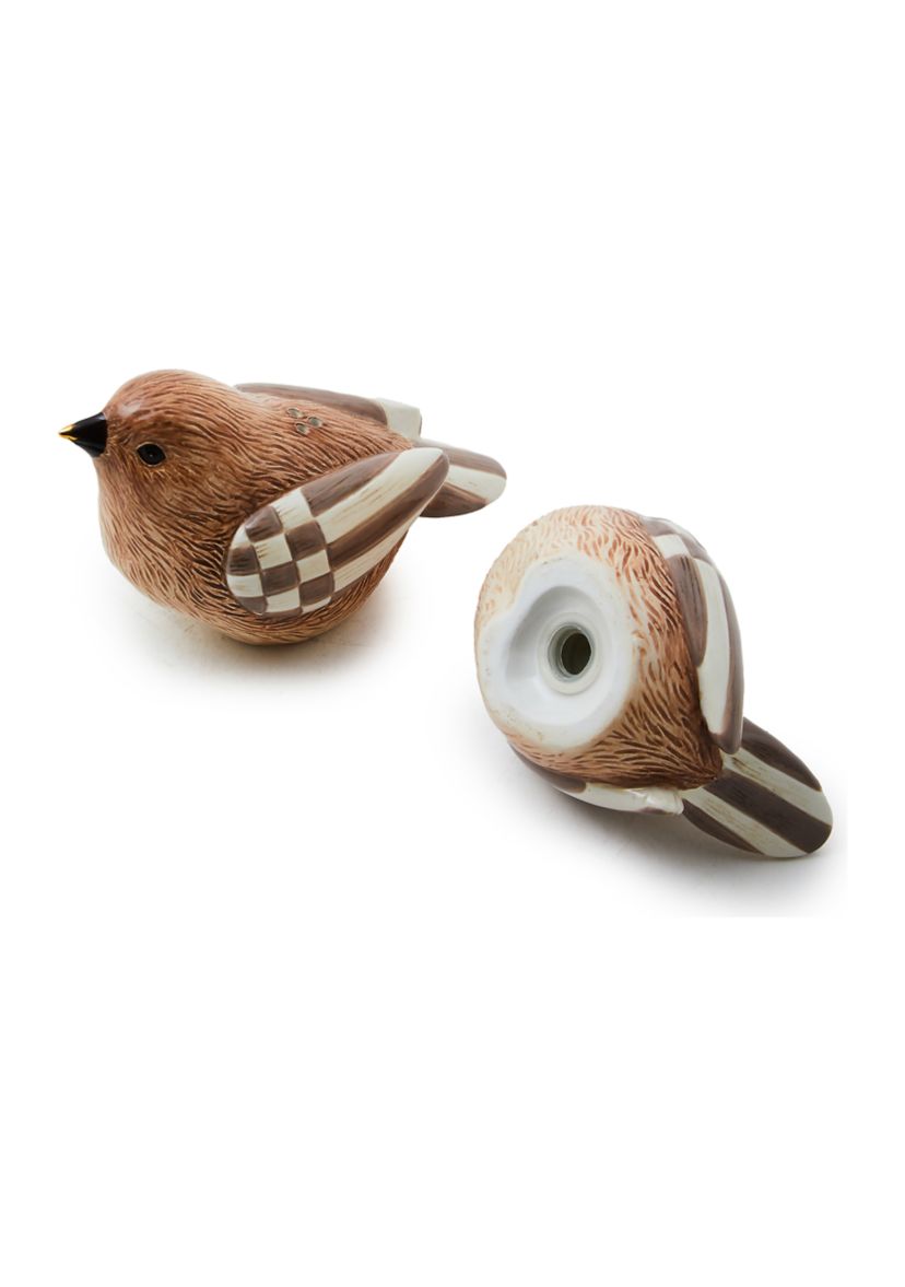 Autumnology Ceramic Bird Salt and Pepper Set