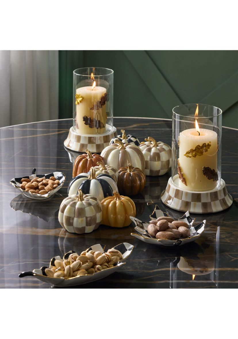 Autumnology Check and Stripe Pumpkins