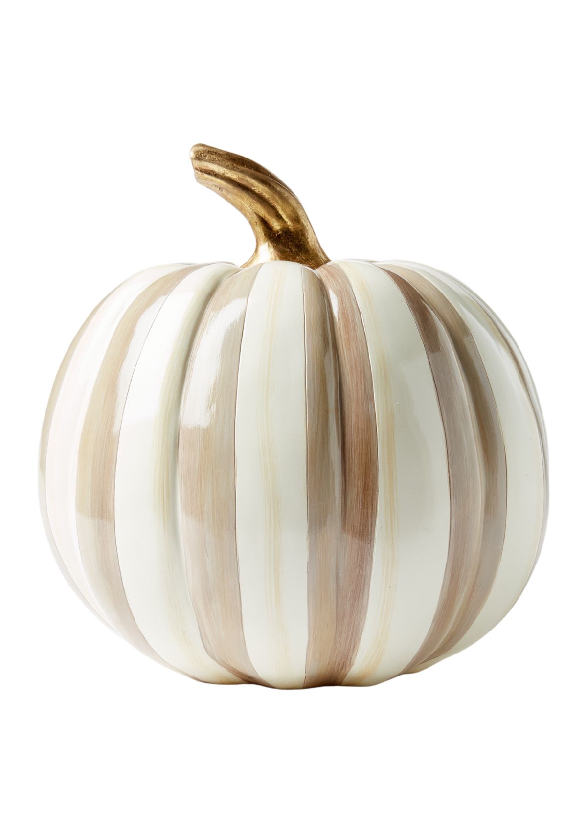 Mocha Stripe Medium Pumpkin