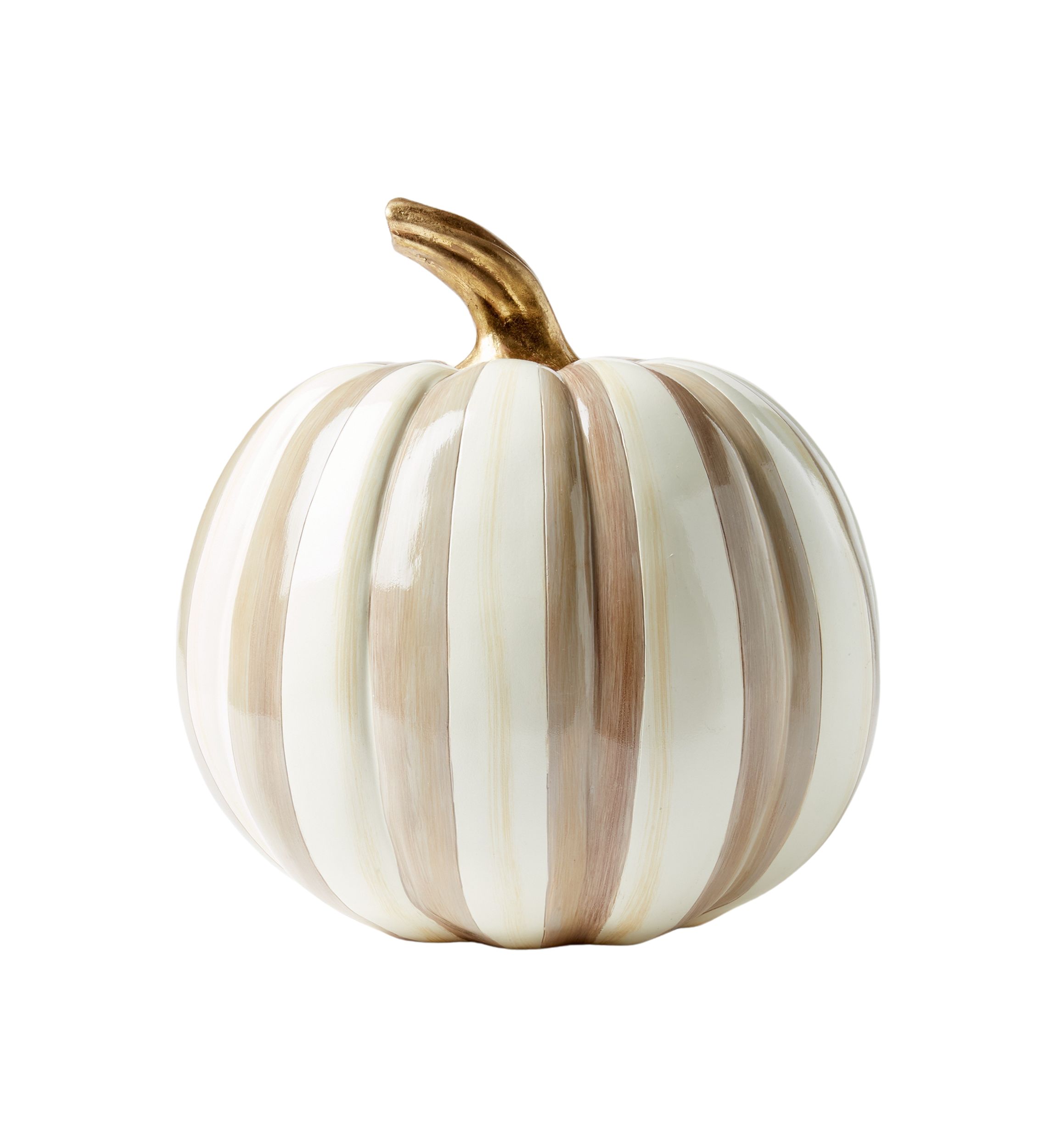 Mocha Stripe Medium Pumpkin