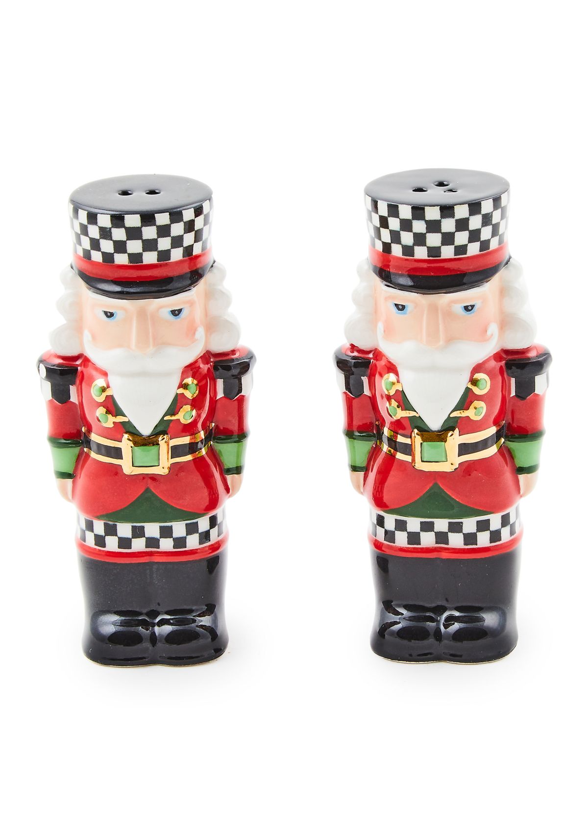 Classic Courtly Nutcracker Salt & Pepper Shakers
