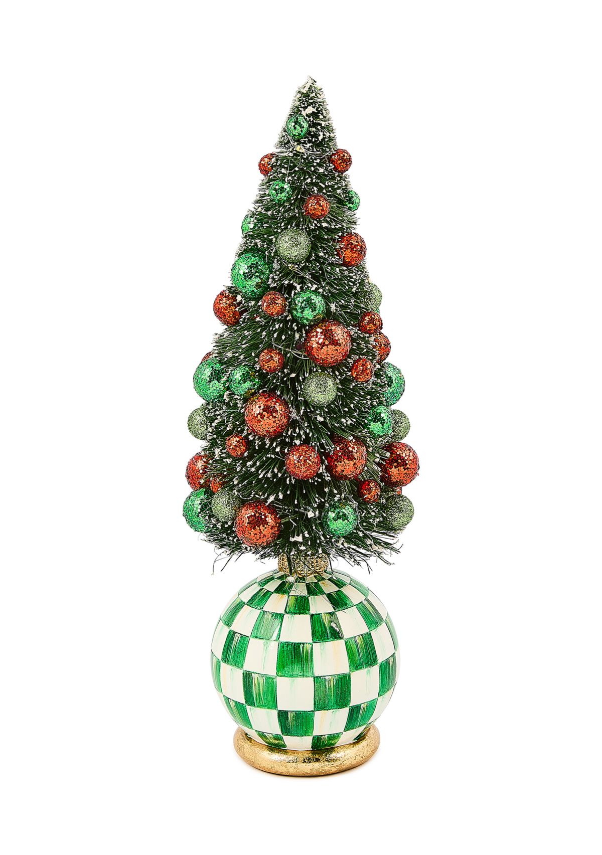 Check It Out Illuminated Small Bottle Brush Tree