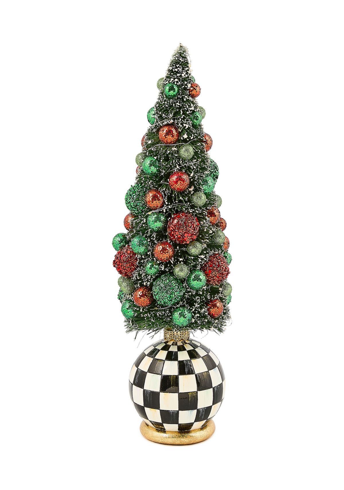 Check It Out Illuminated Medium Bottle Brush Tree