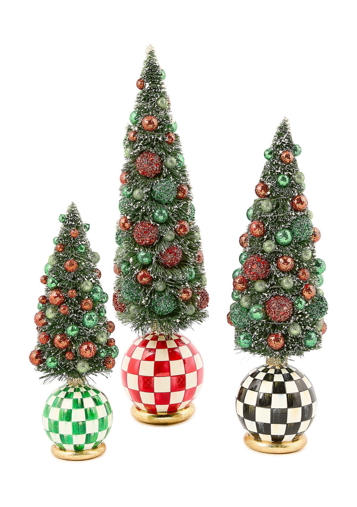 Check It Out Illuminated Medium Bottle Brush Tree