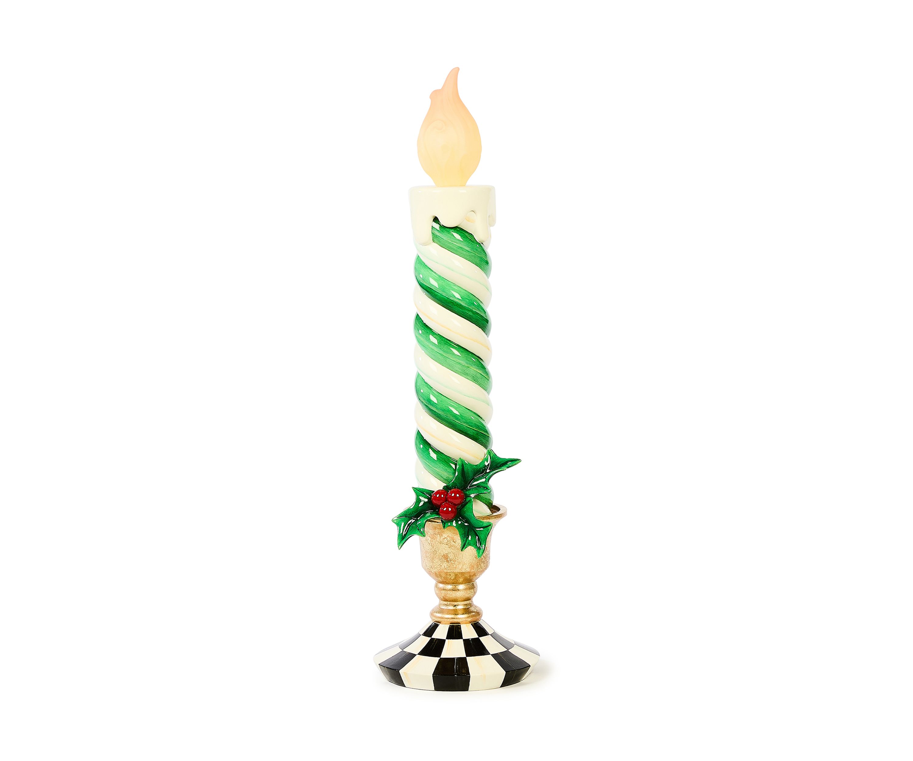 Check It Out Illuminated Medium Trophy Candle
