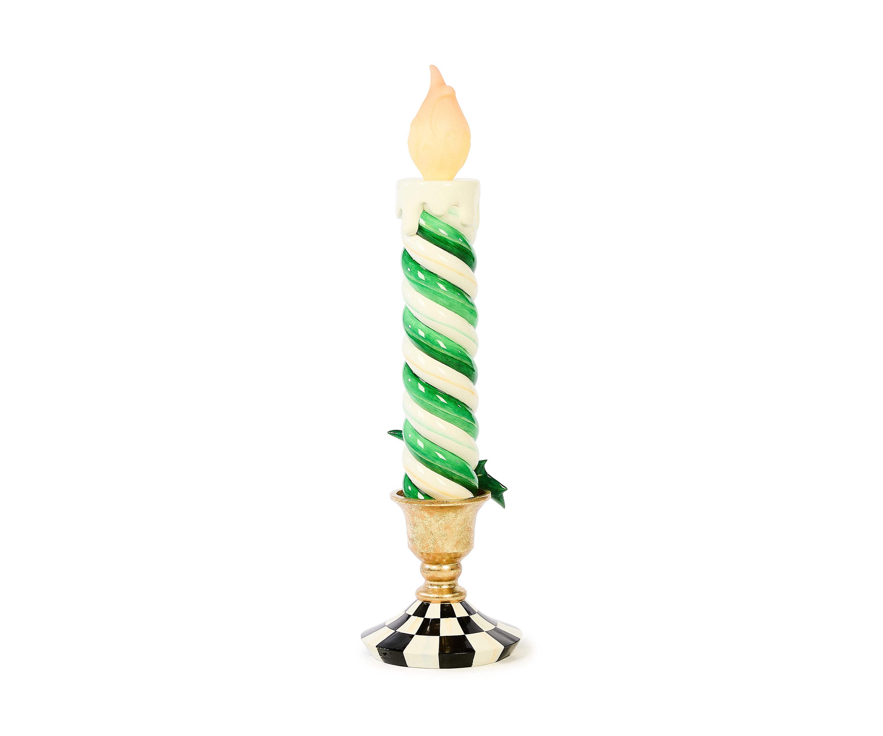 Check It Out Illuminated Medium Trophy Candle