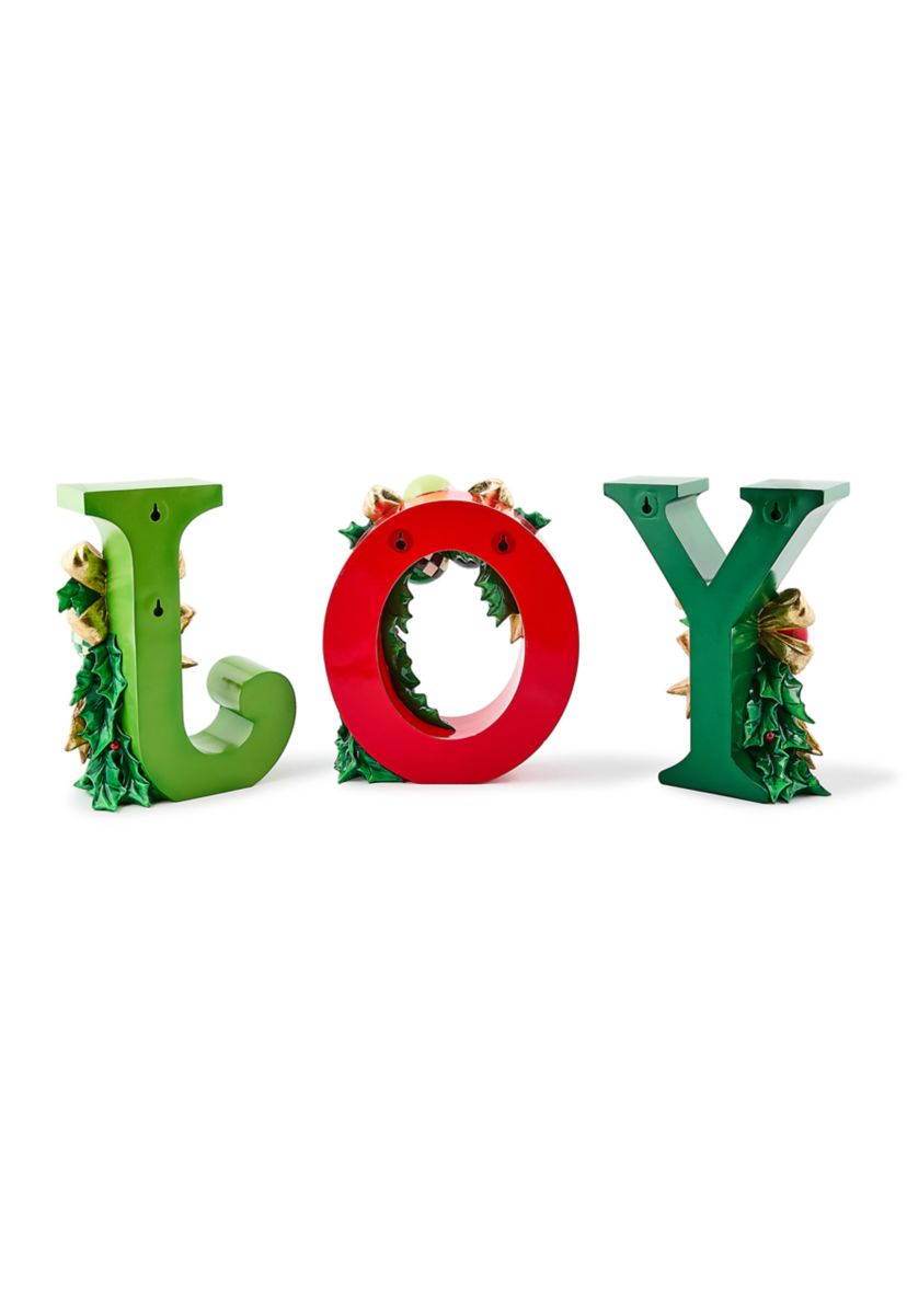 Check It Out Illuminated "Joy" Sign