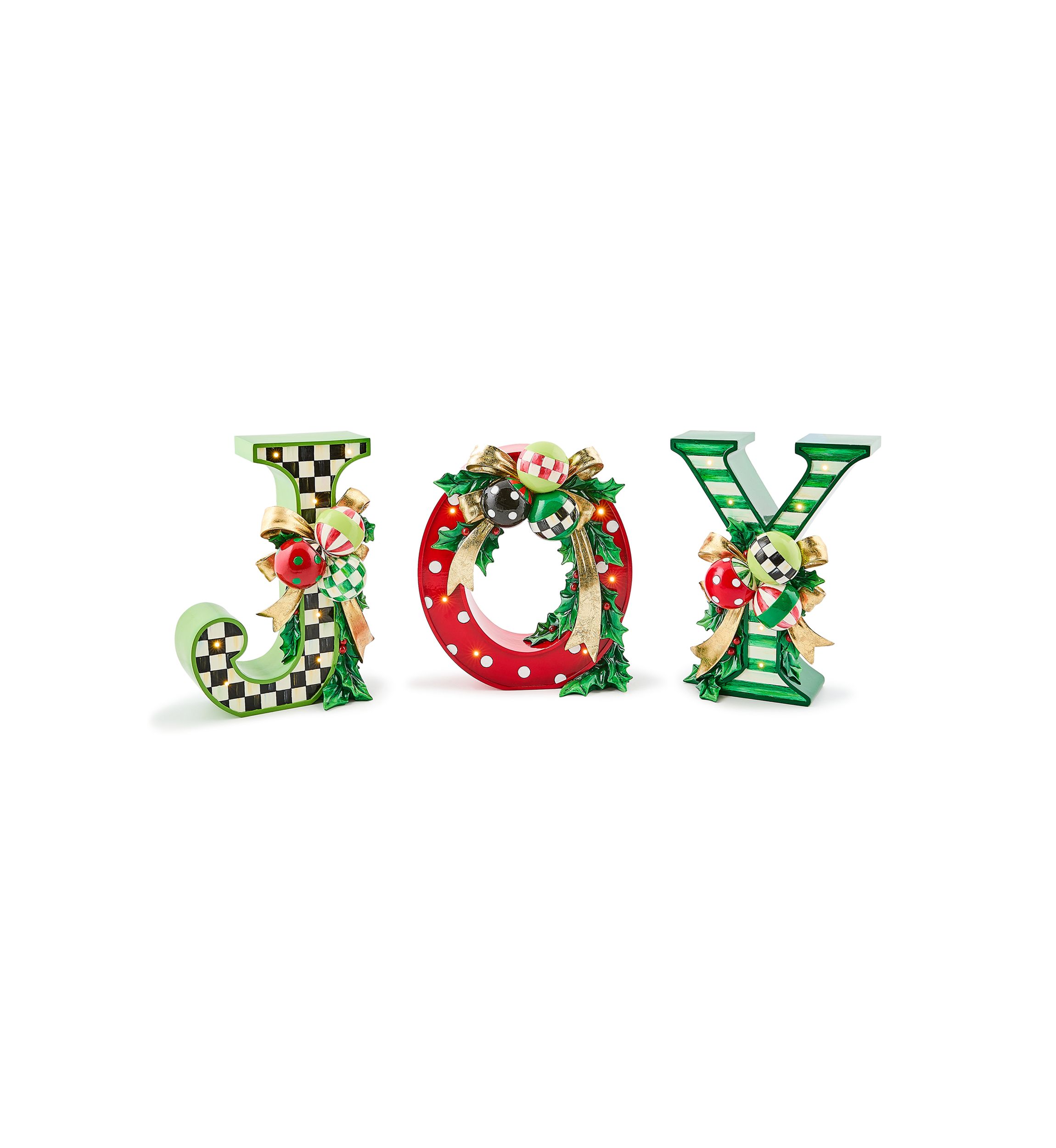 Check It Out Illuminated "Joy" Sign