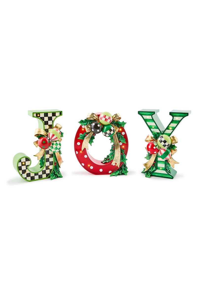 Check It Out Illuminated "Joy" Sign