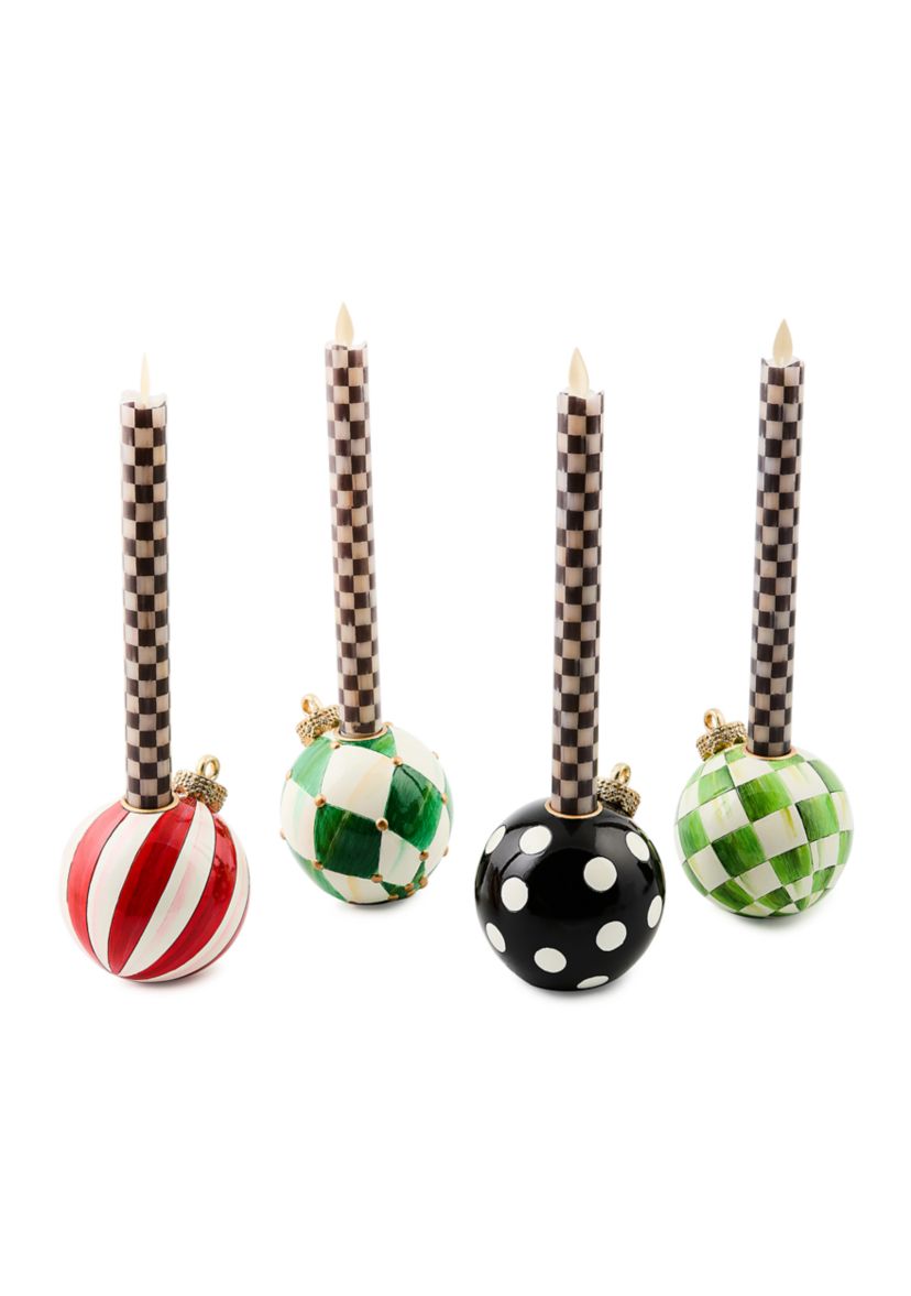 Check It Out Ornament Candle Holders Set of 4