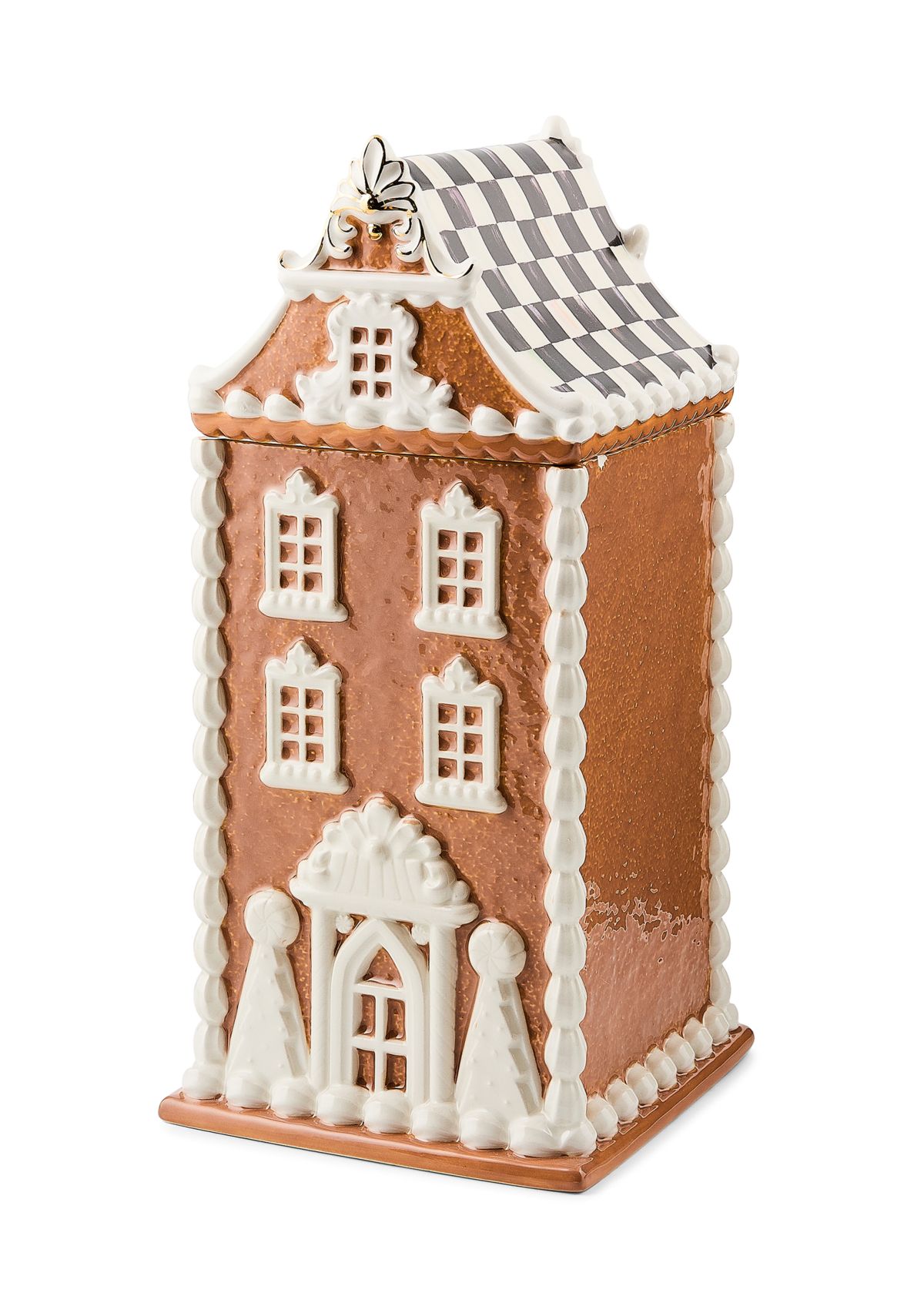 Gingerbread House Ceramic Cookie Jar