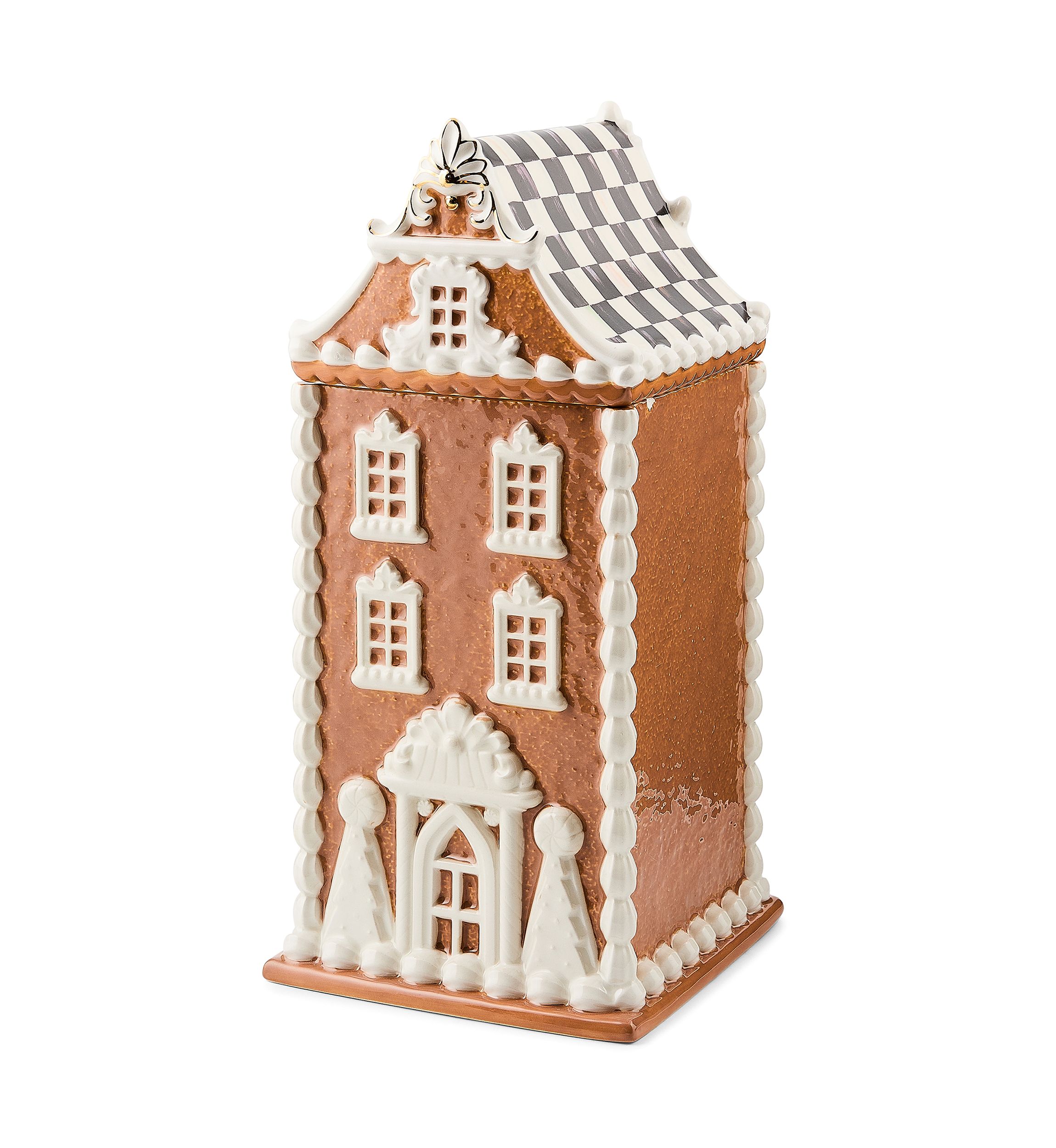 Gingerbread House Ceramic Cookie Jar
