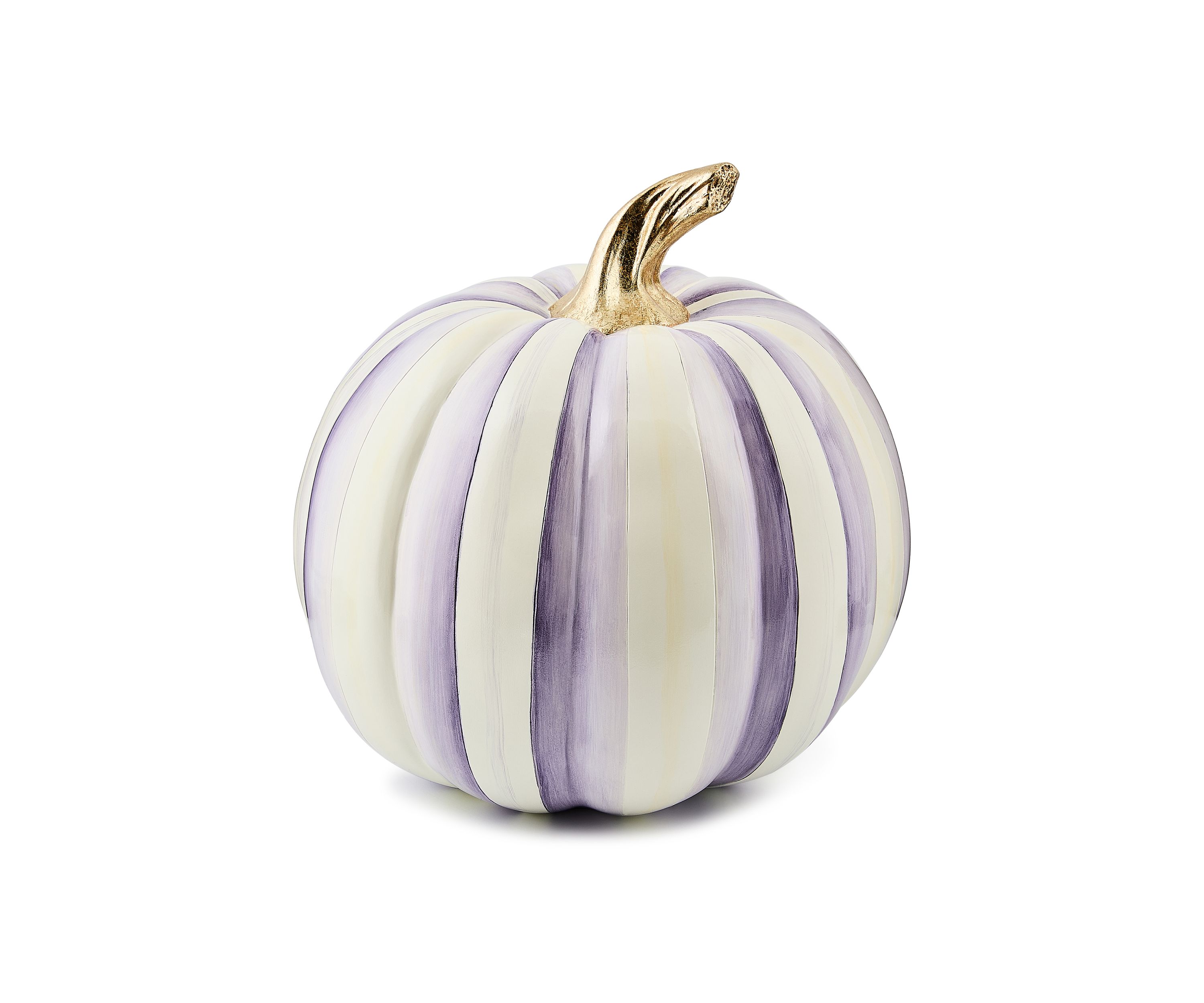 Violet Stripe Medium Pumpkin