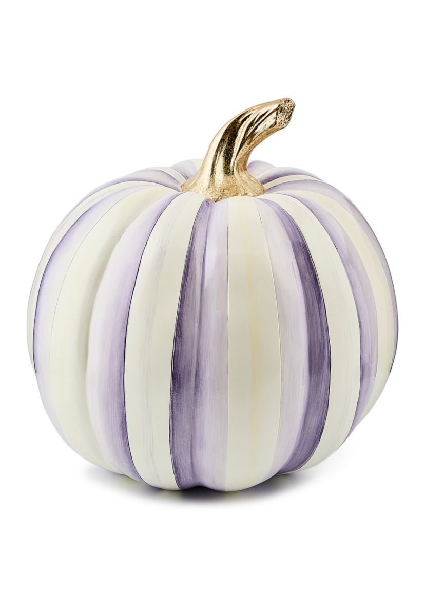 Violet Stripe Medium Pumpkin