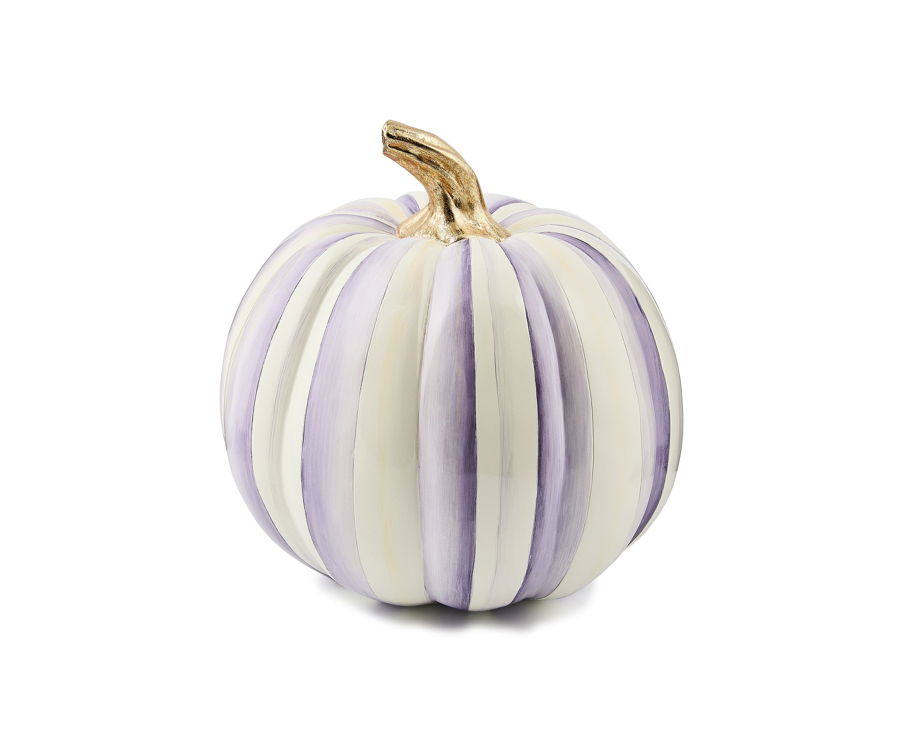 Violet Stripe Medium Pumpkin