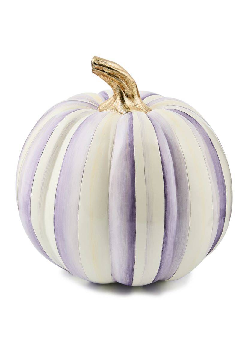 Violet Stripe Medium Pumpkin