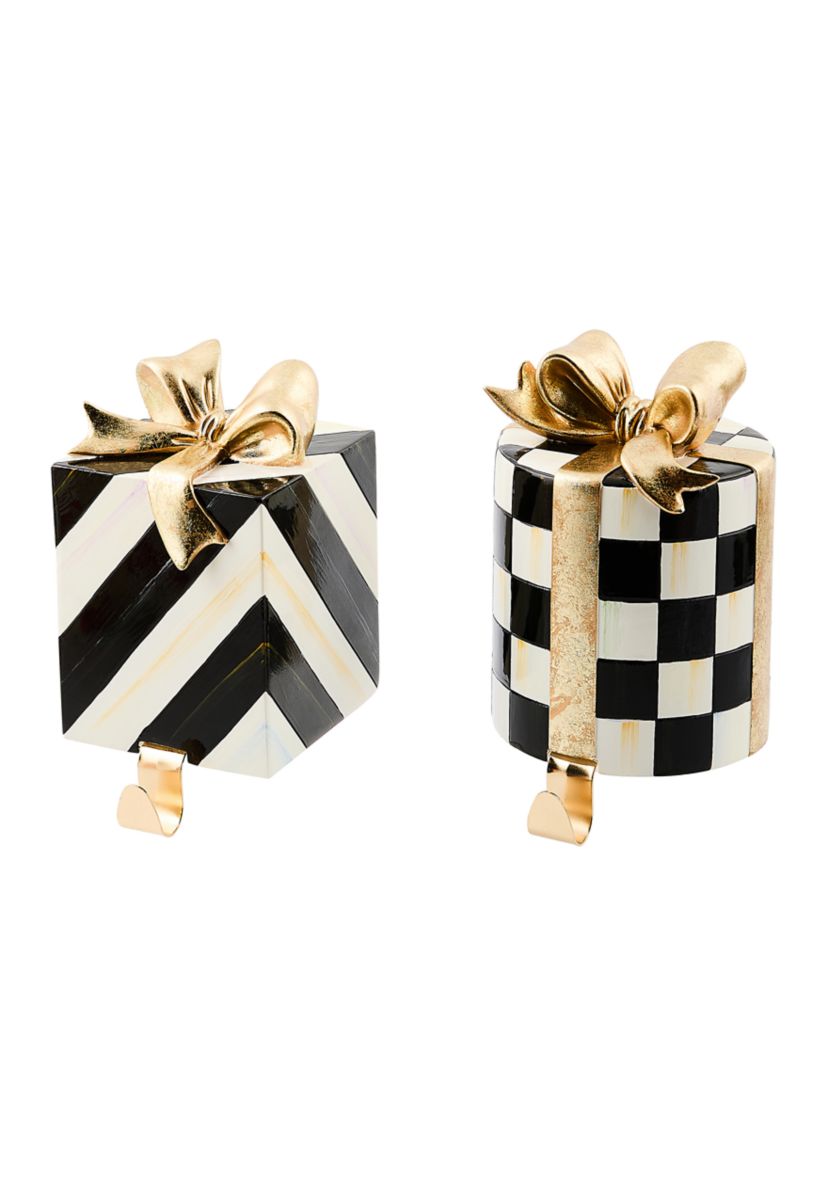 Courtly Noel Gift Box Stocking Holders