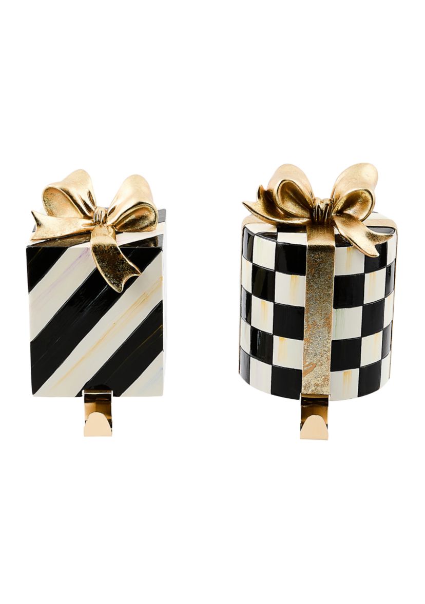 Courtly Noel Gift Box Stocking Holders