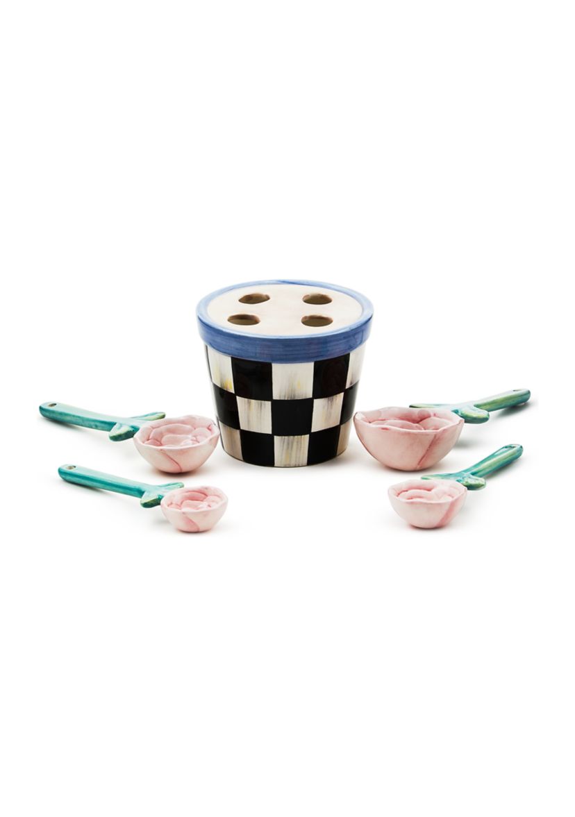 Rosy Meadow Potted Measuring Spoons