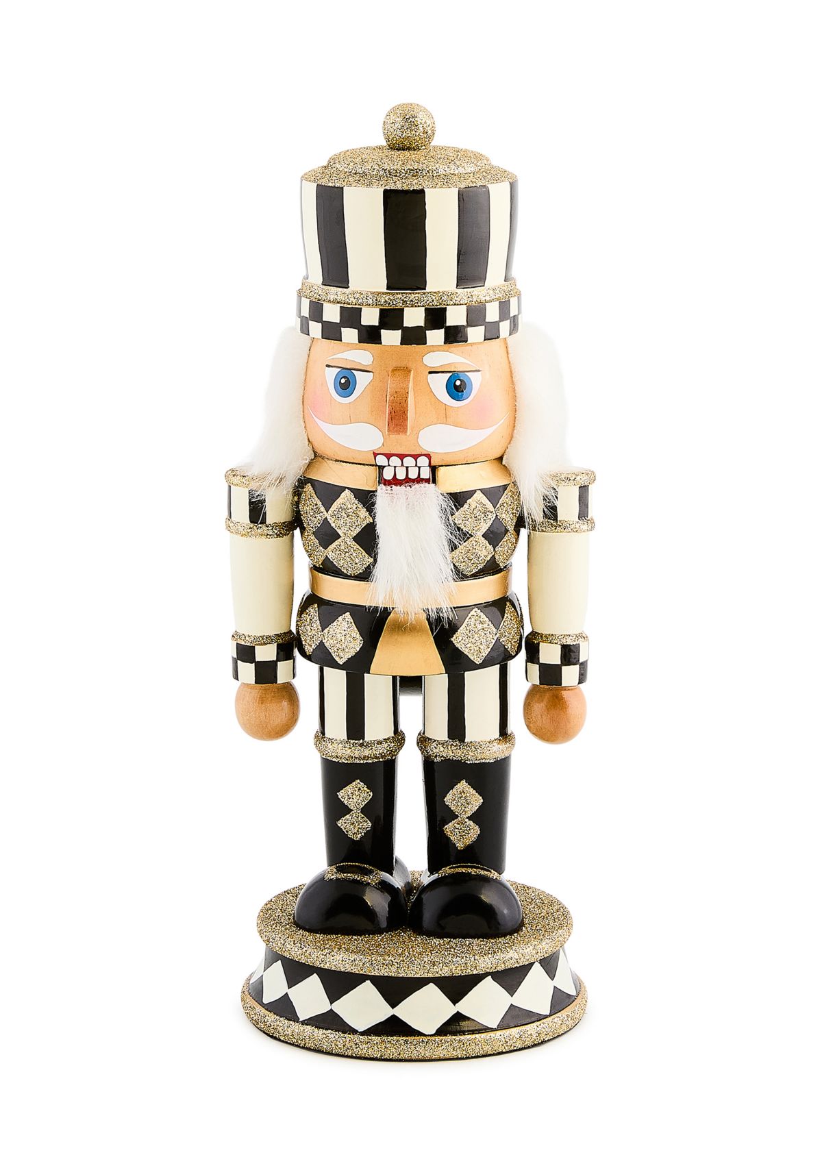 Courtly Harlequin Short Nutcracker