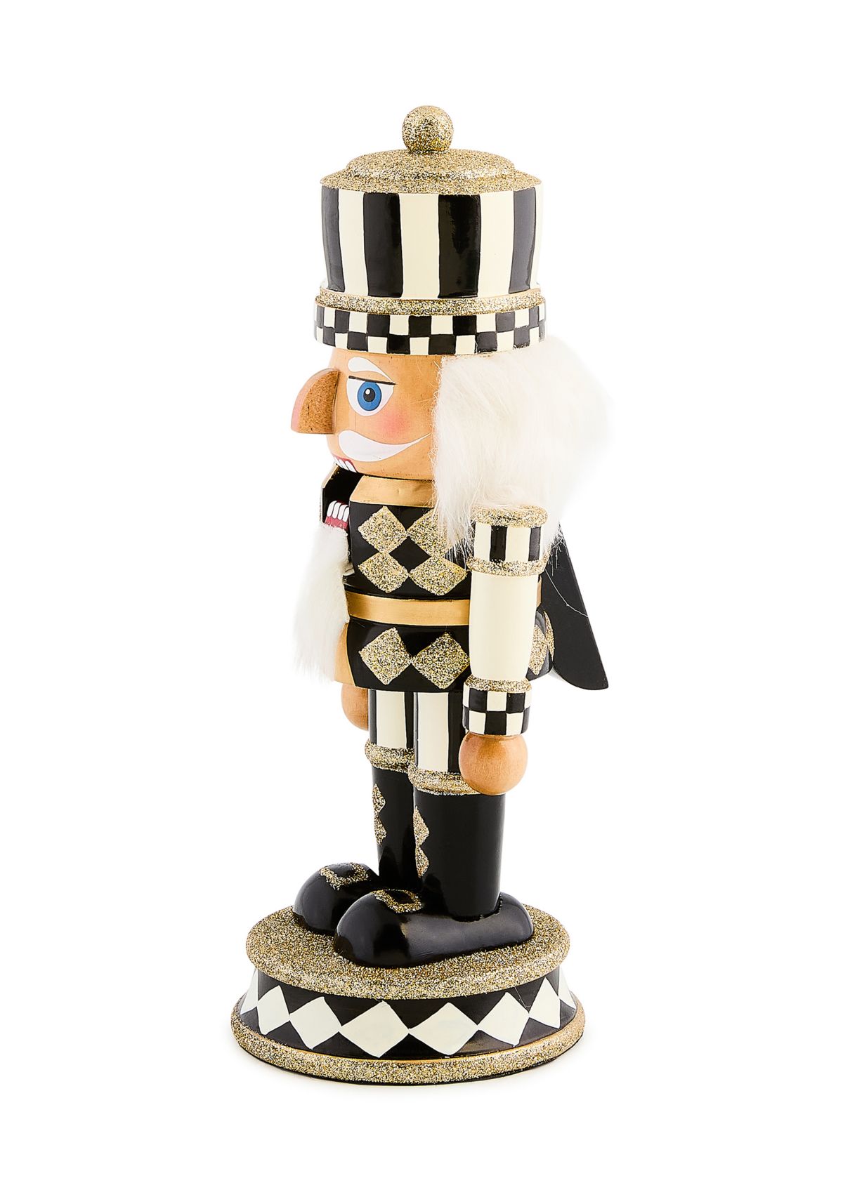 Courtly Harlequin Short Nutcracker