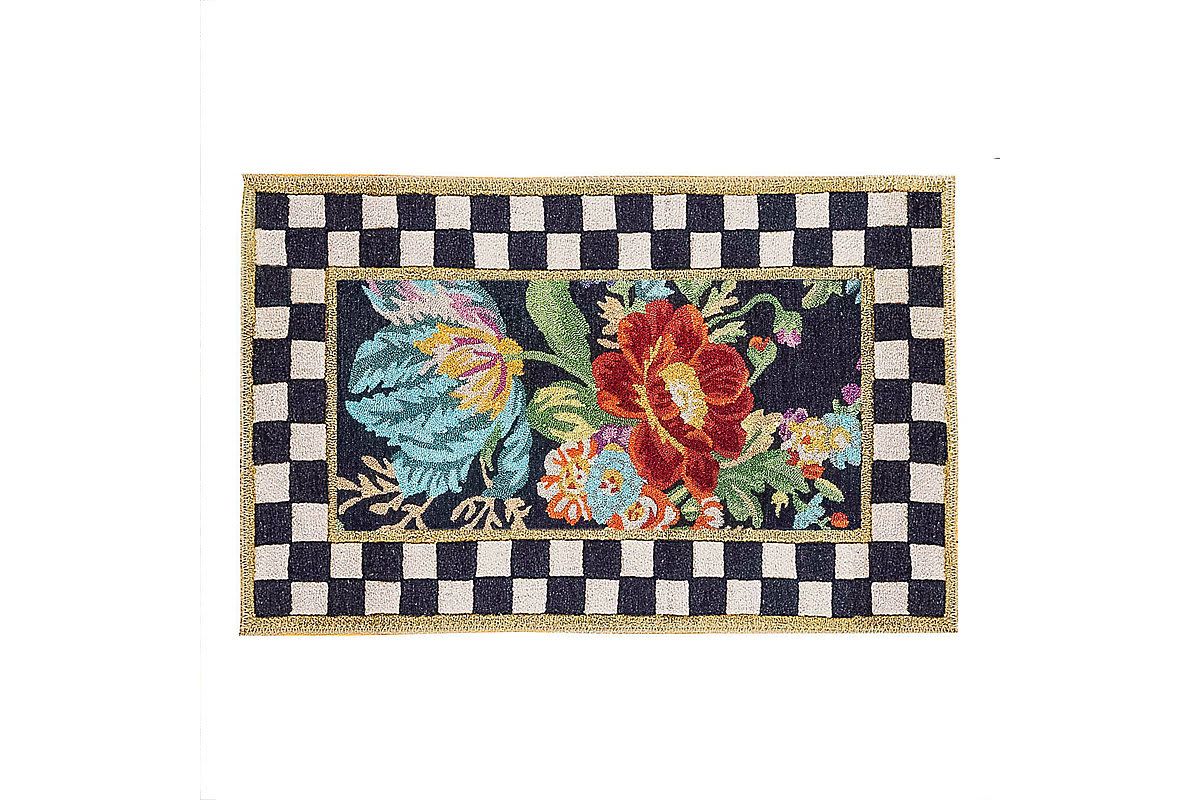 Flower Market 2 x 3 Washable Rug