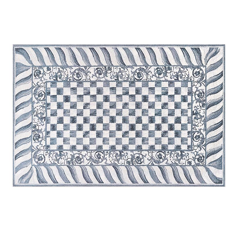 Sterling Check 5 x 76" Washable Rug