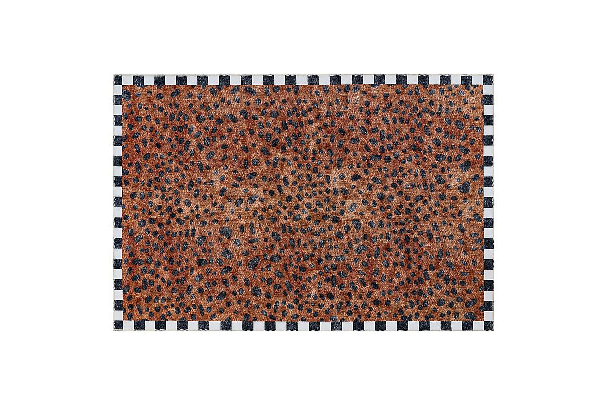 Cheetah 5 x 76" Washable Rug