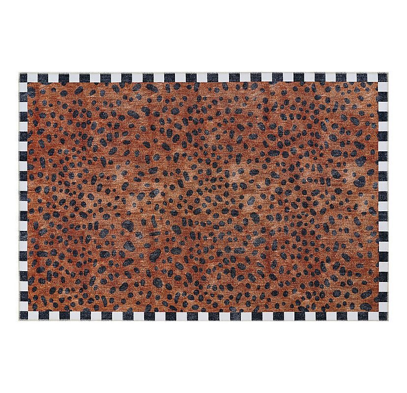 Cheetah 5 x 76" Washable Rug