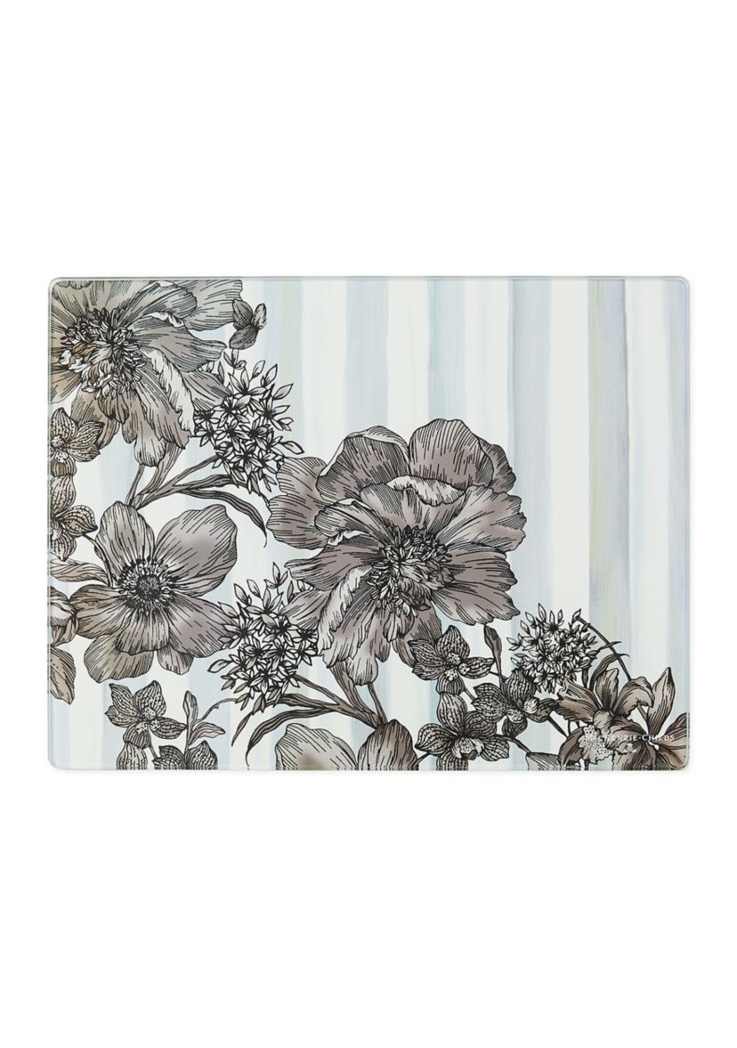 English Garden Glass Cutting Board - Set of 2 