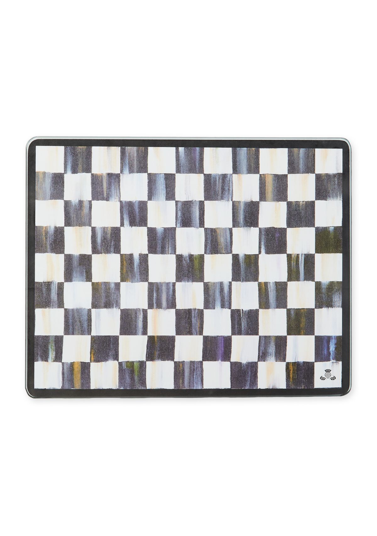 Check Glass Cutting Board - Set of 2