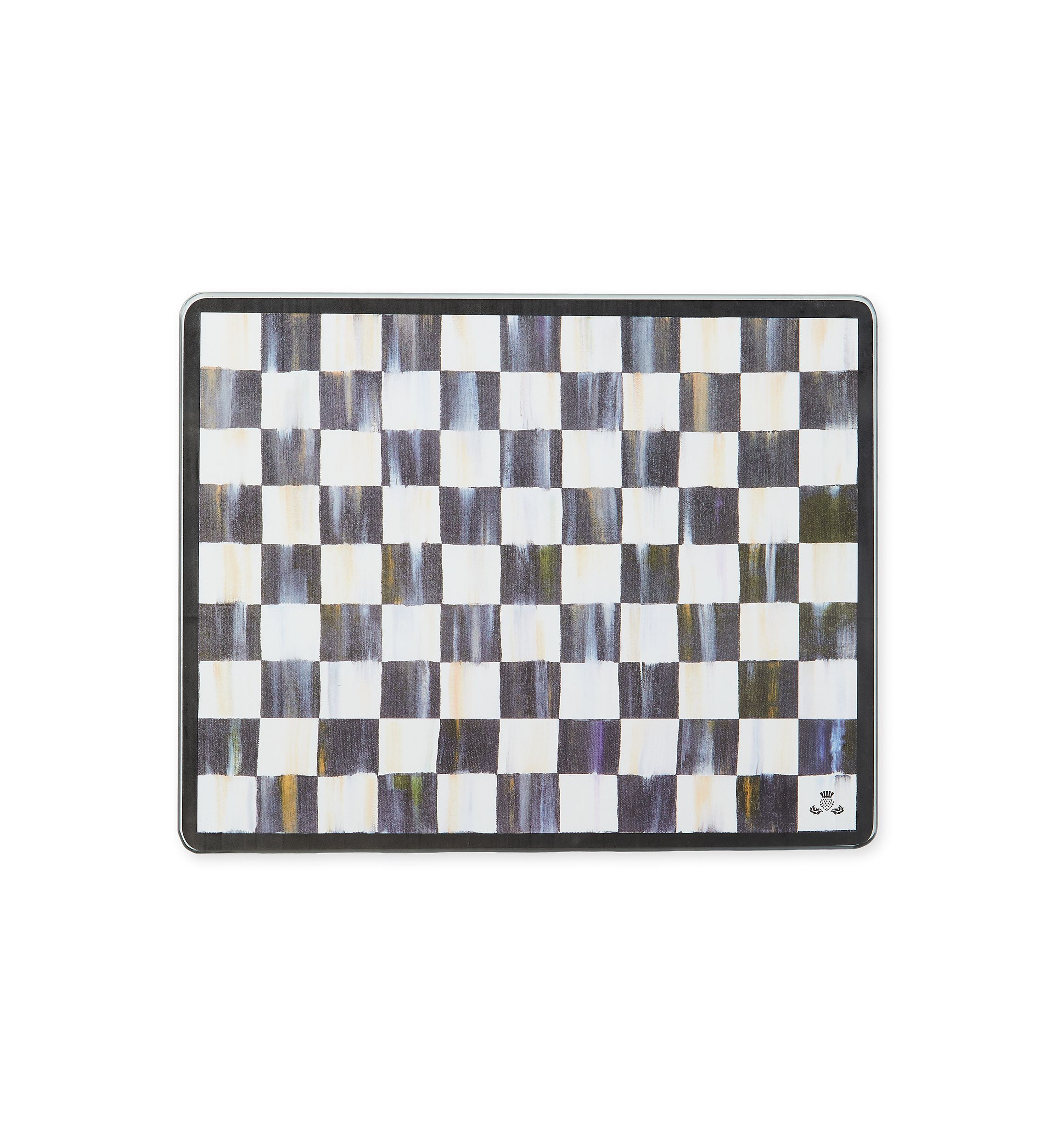 Check Glass Cutting Board - Set of 2