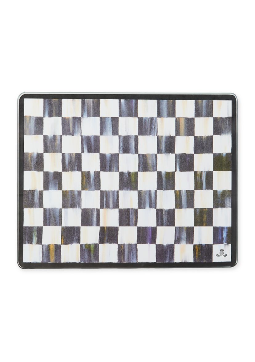 Check Glass Cutting Board - Set of 2