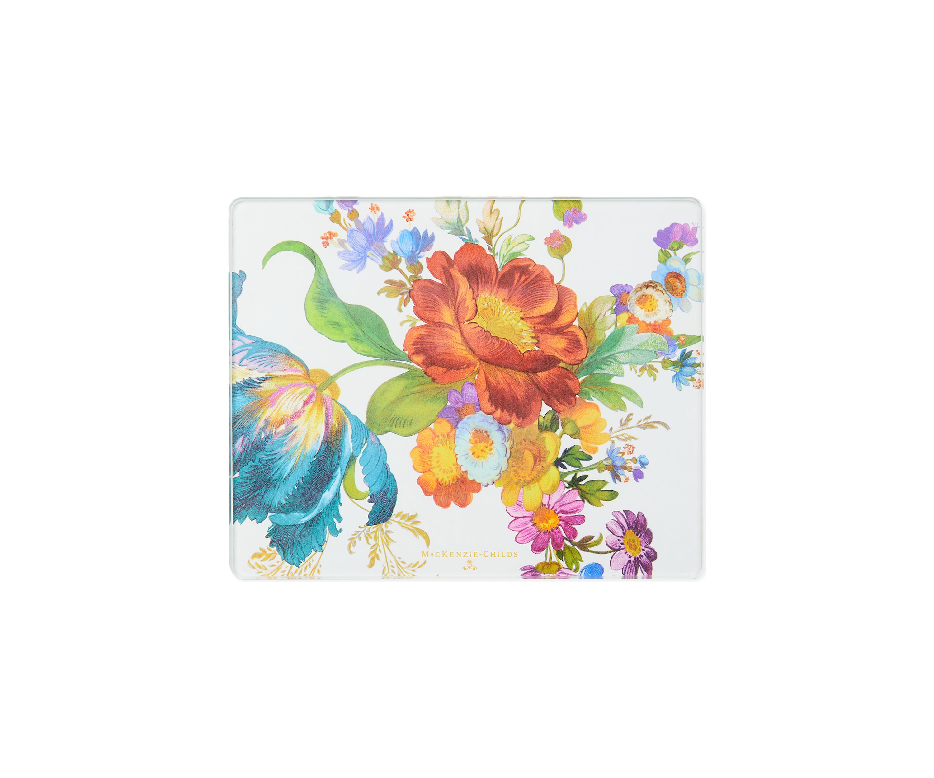 Flower Market Glass Cutting Board - Set of 2
