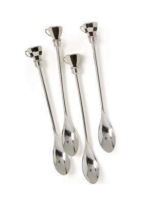 MacKenzie-Childs Courtly Espresso Spoons - Set of 4
