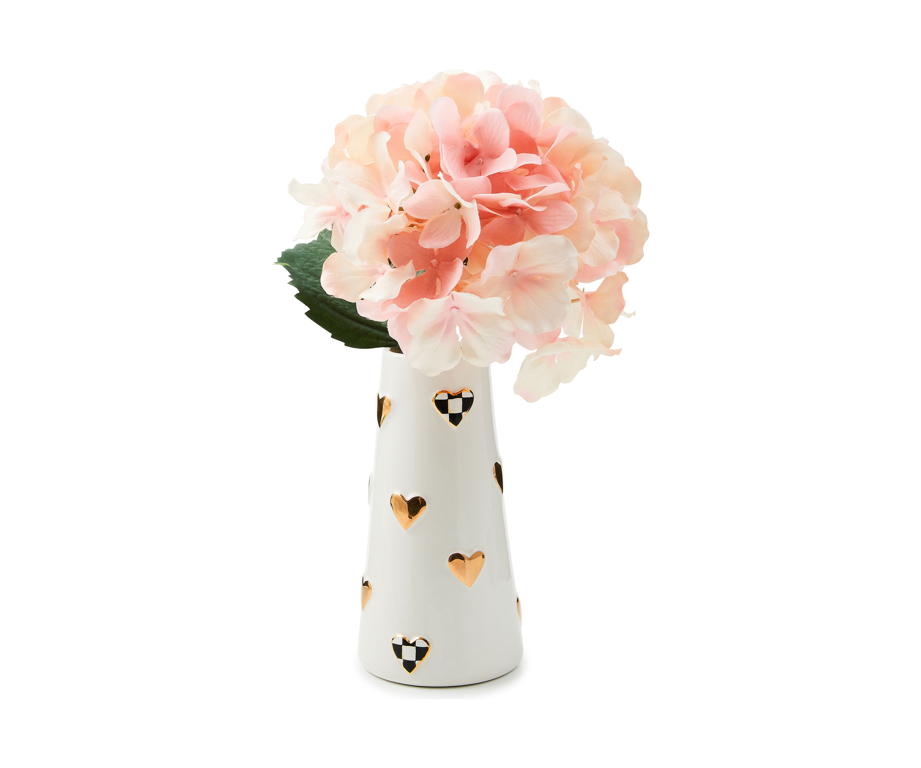 Courtly Check Short Heart Vase