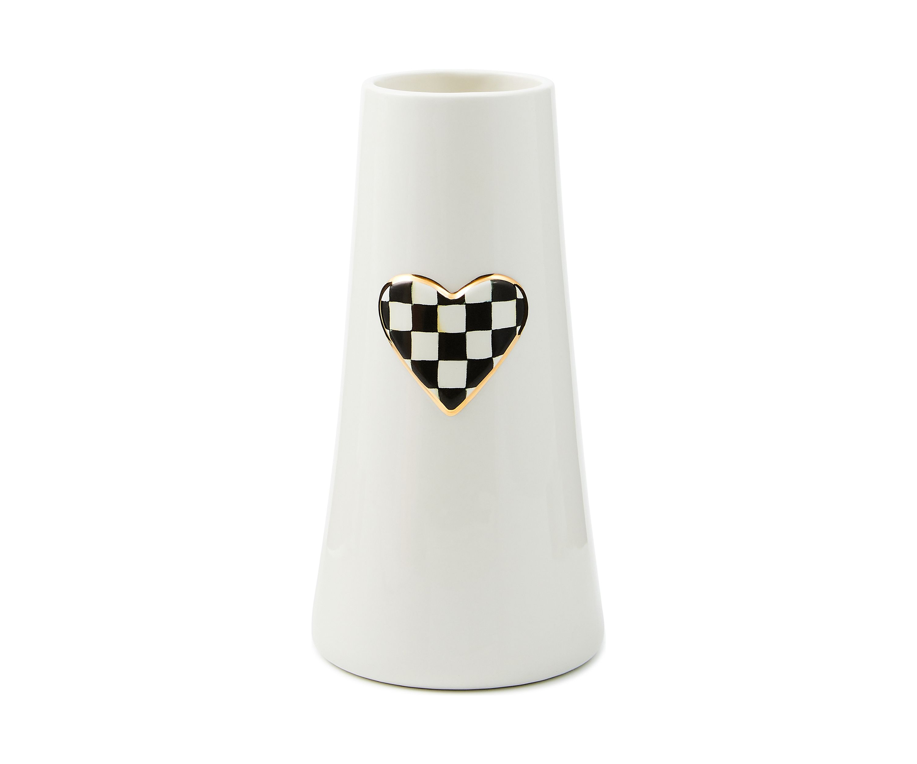 Courtly Check® Tall Heart Vase