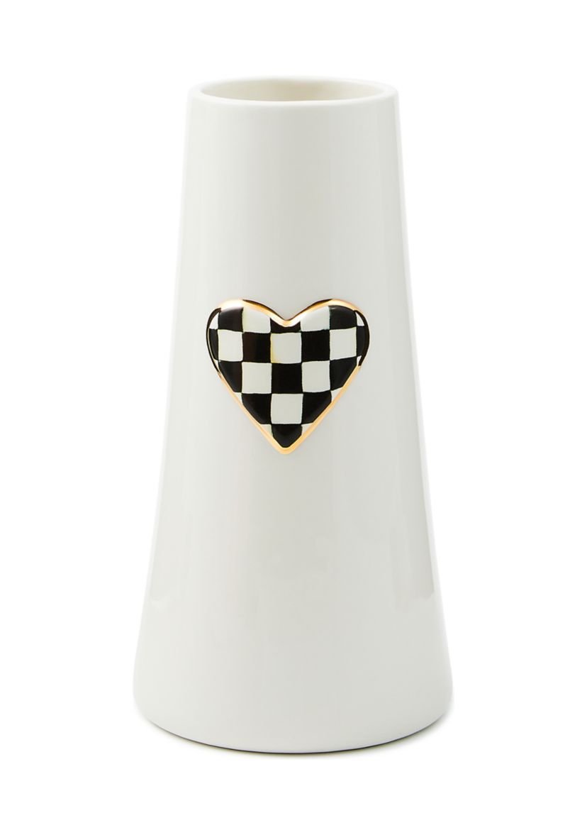 Courtly Check® Tall Heart Vase
