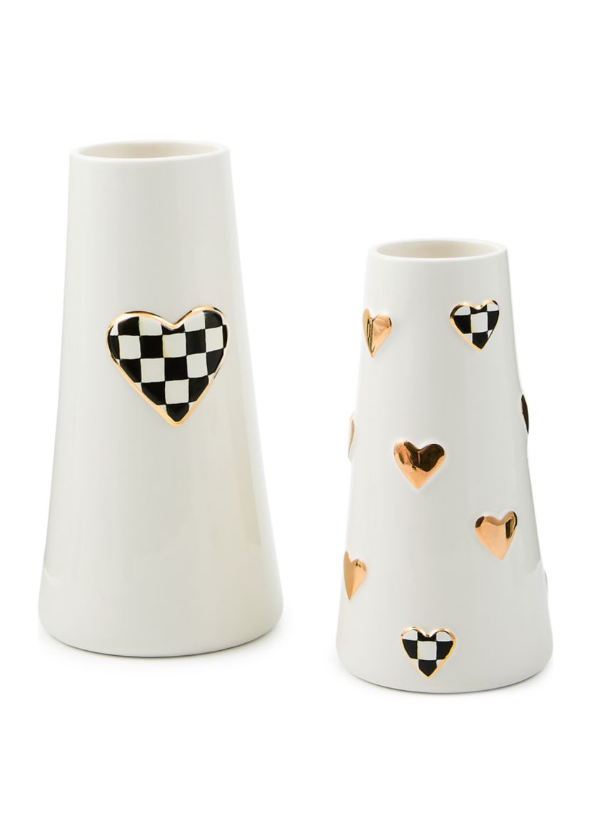 Courtly Check® Tall Heart Vase
