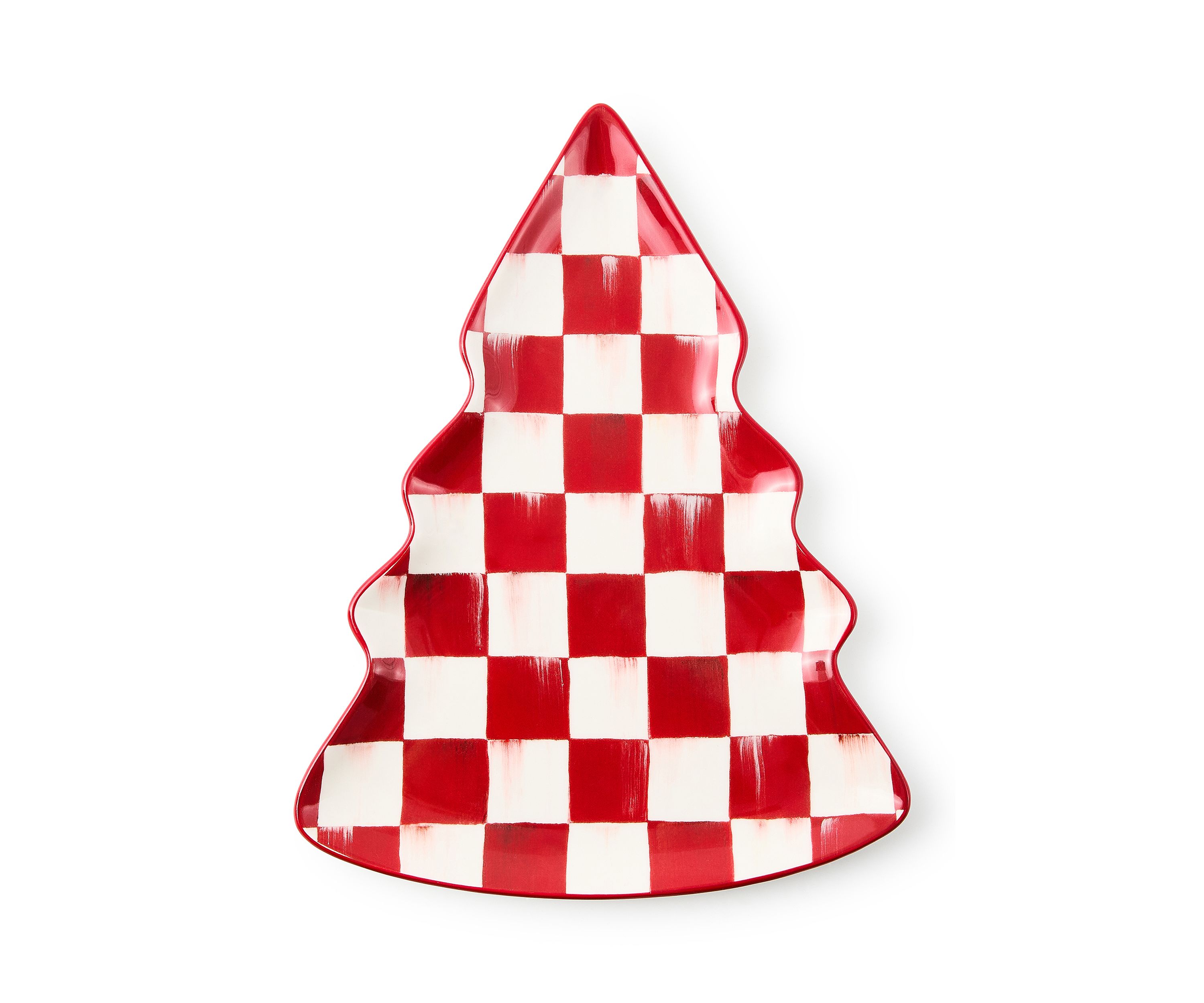 Cherry Check Tree Dish