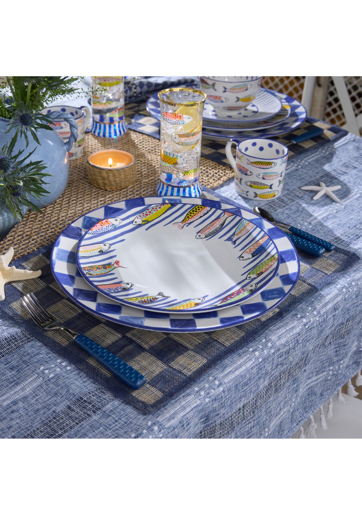 Go Fish Dinner Plate