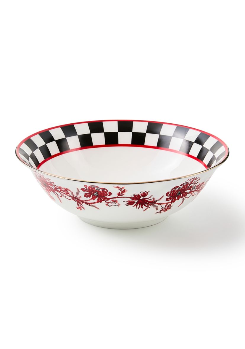 Cardinal Toile Bowl