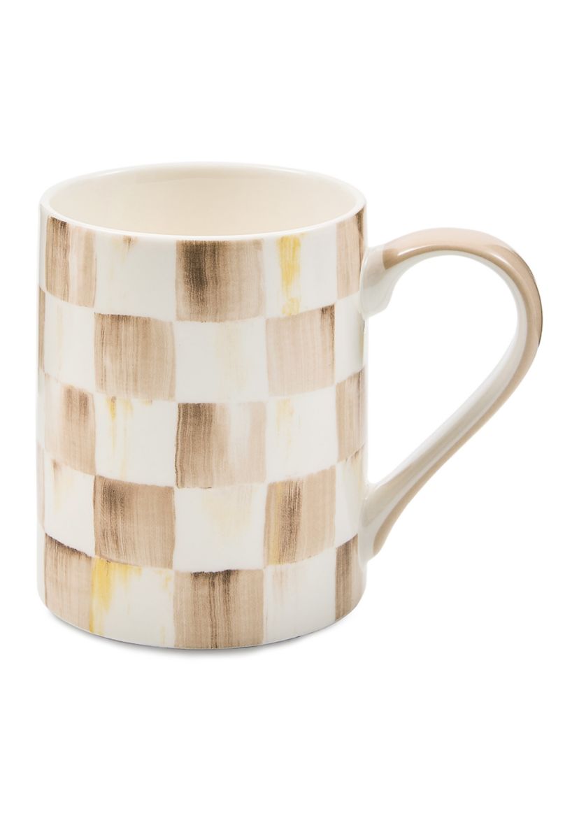 Check Porcelain Mug