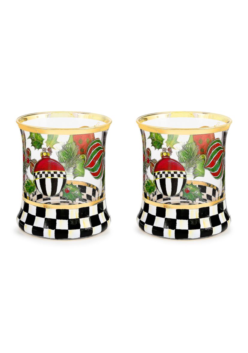 Deck the Halls Tumblers Set of 2
