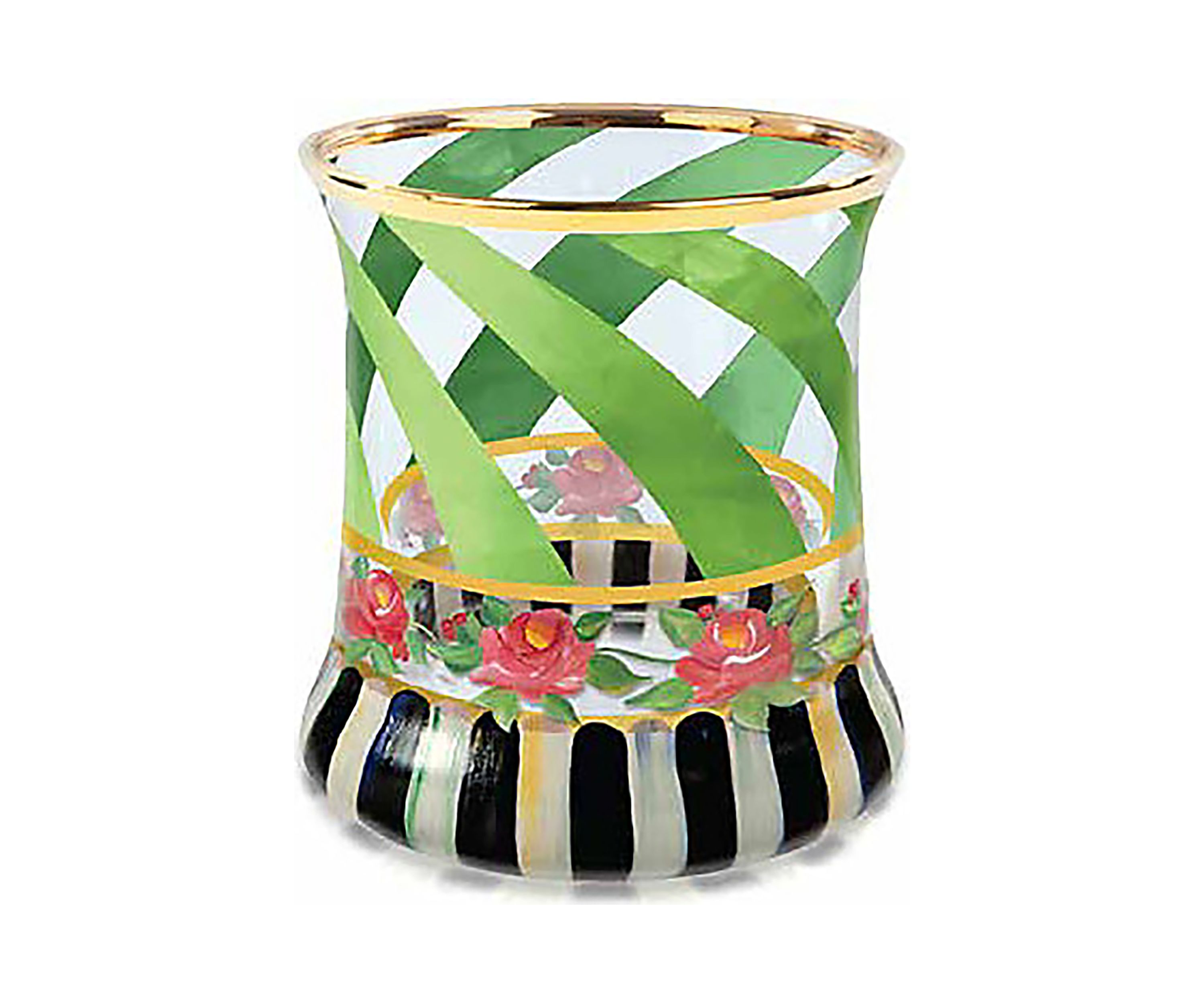 Maypole Leaf Tumbler Glass - Set of 2