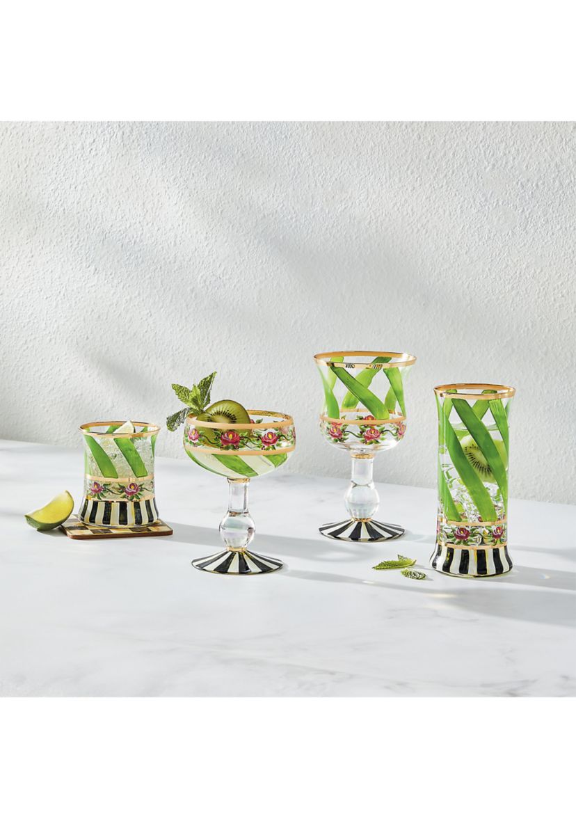 Maypole Leaf Tumbler Glass - Set of 2
