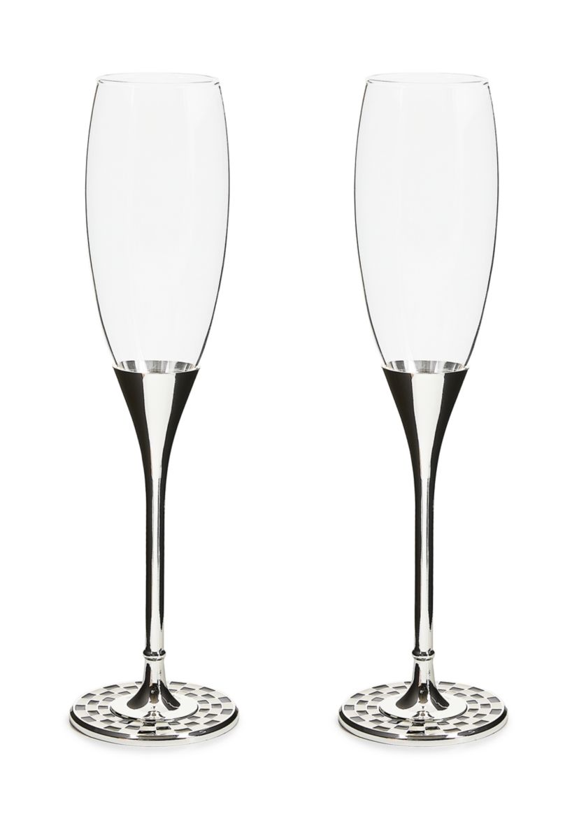 Celebrate Courtly Toasting Flutes Set of 2